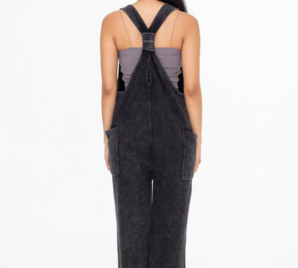 Maeve Mineral-Washed Lounge Jumpsuit