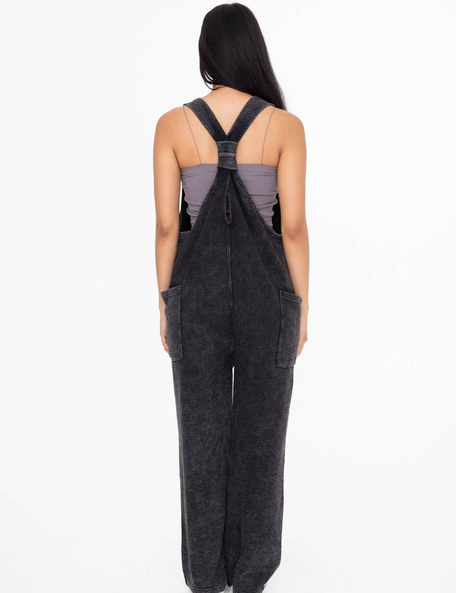 Maeve Mineral-Washed Lounge Jumpsuit