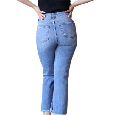 Evie Ultra Distressed Risen Jeans