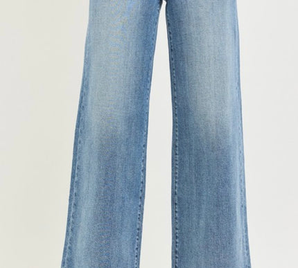 High Risen Ankle Wide Seam Detailed- RISEN jeans