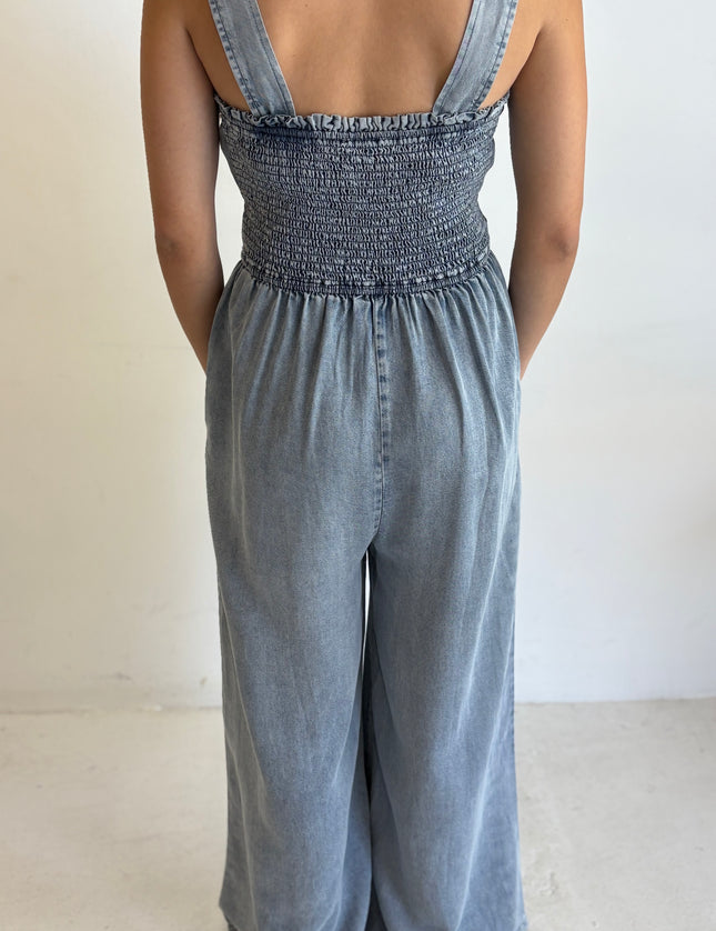 Avery Washed Tencel Jumpsuit