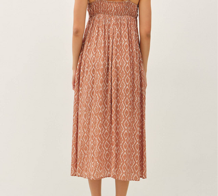 Santa Cruz Printed Midi Sundress
