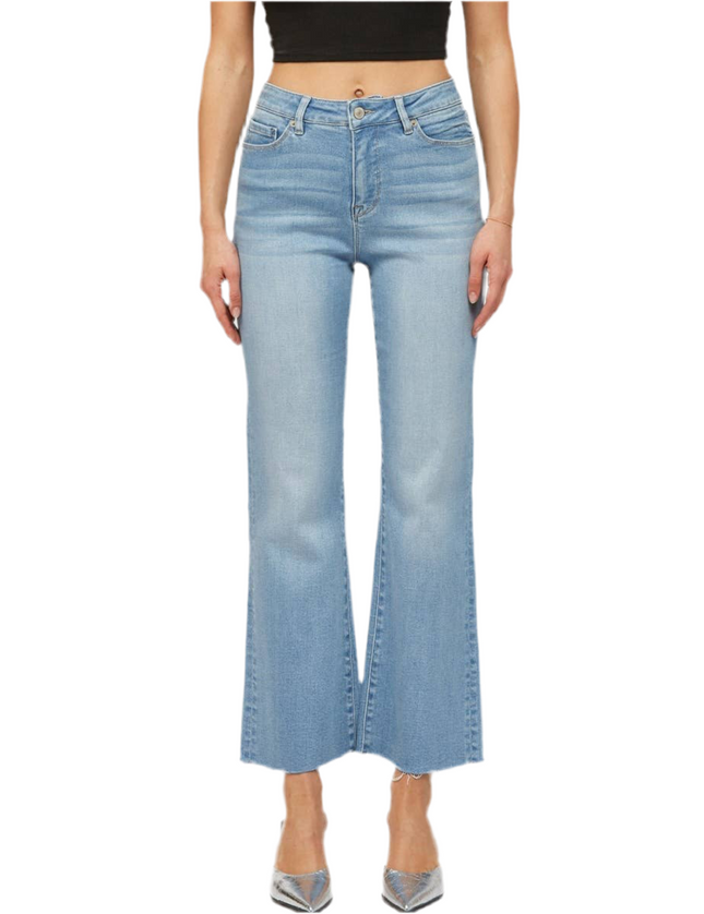 Hailey High Rise Stretch Mica Jeans- Light Wash