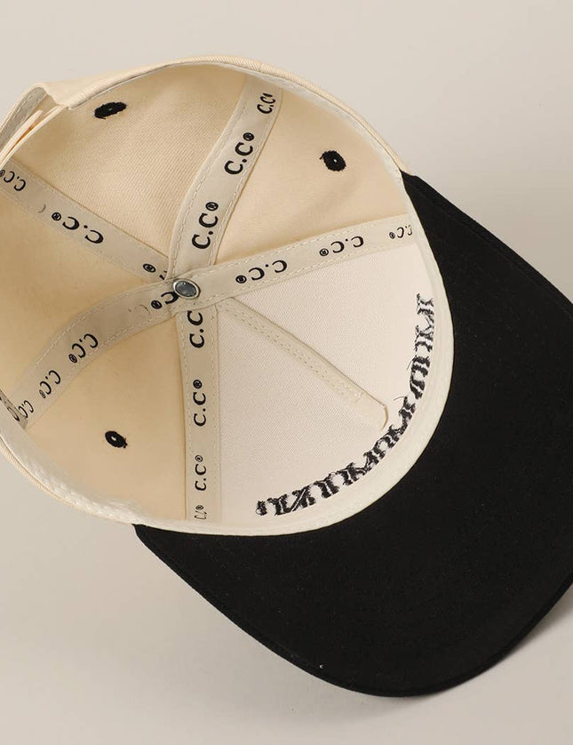 MOMMIN' Letter Embroidery Two-Tone Trucker Hat