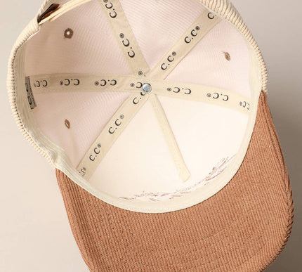 Sounds like Bullshit Corduroy Trucker Baseball Cap