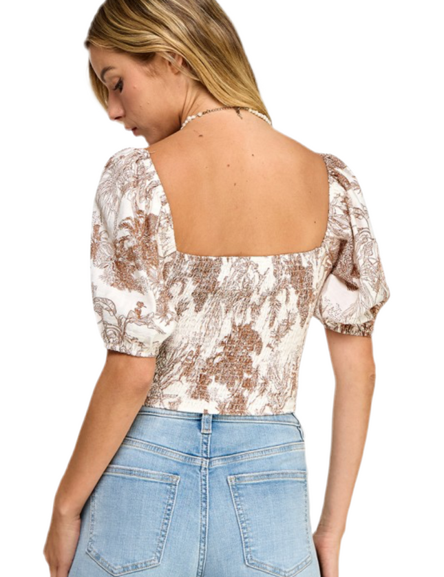 Janie Puff Sleeve Top