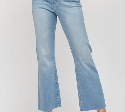 Hailey High Rise Stretch Mica Jeans- Light Wash