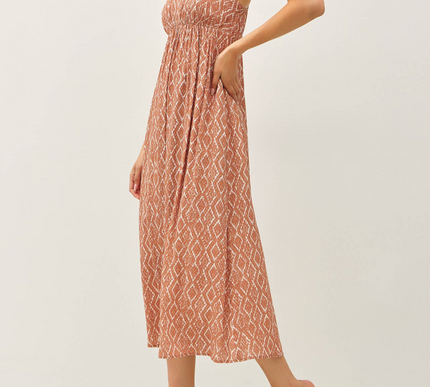Santa Cruz Printed Midi Sundress