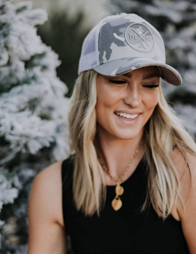 White Camo Mama X™ Trucker