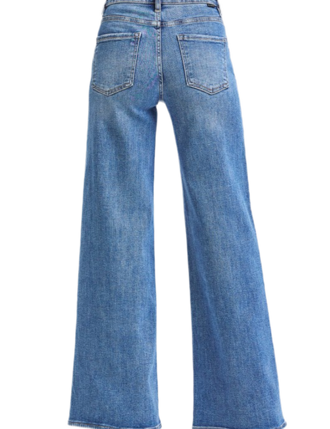 Lexie High Rise Wide Leg Risen Jeans