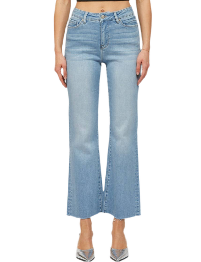 Hailey High Rise Stretch Mica Jeans- Light Wash