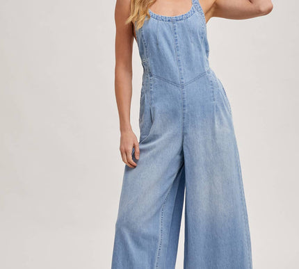 Charity Denim Overall Jumpsuit
