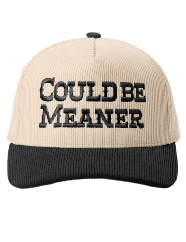Could be Meaner Corduroy Trucker Baseball Cap