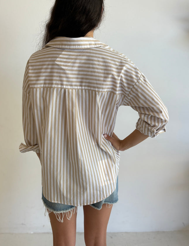 Pippa Lightweight button down top