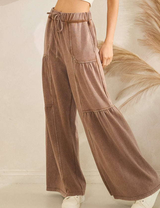 Santa Cruz Washed Tiered Drawstring Pants