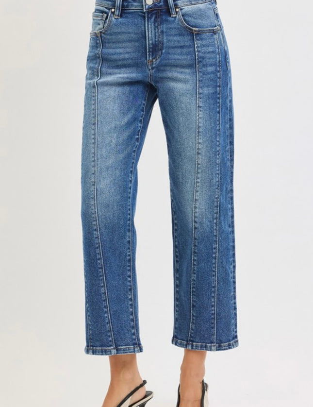 High Rise Straight Leg -RISEN Denim