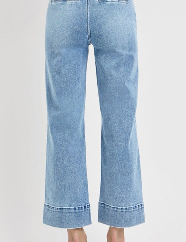 Risen Denim High Rise Pocket Front Jeans