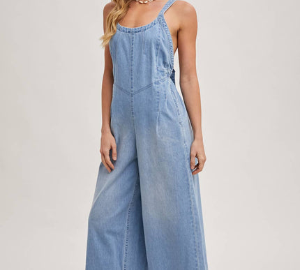 Charity Denim Overall Jumpsuit