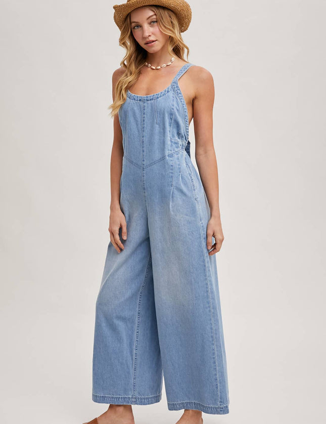 Charity Denim Overall Jumpsuit