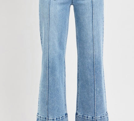Risen Denim High Rise Pocket Front Jeans
