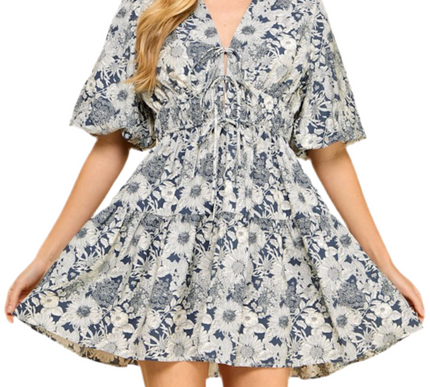 Lara  Tie Front Dress