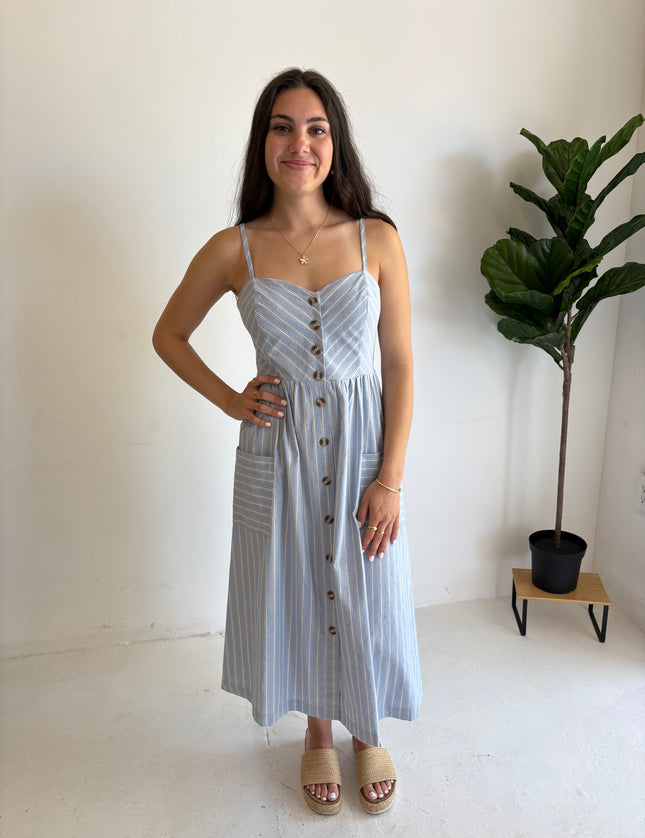Bayside Button Down Midi