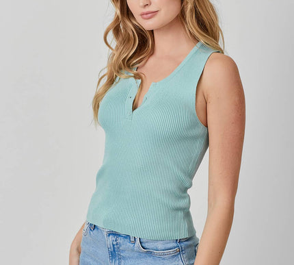 Sweetness Ribbed Sweater Tank