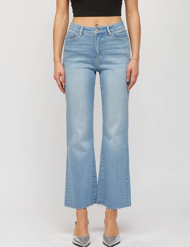 Hailey High Rise Stretch Mica Jeans- Light Wash