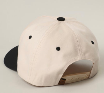 Embroidered Hat- HOT MOM-Black