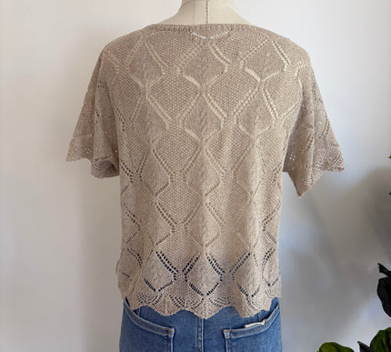 Sammy Short Sleeve Crochet Top