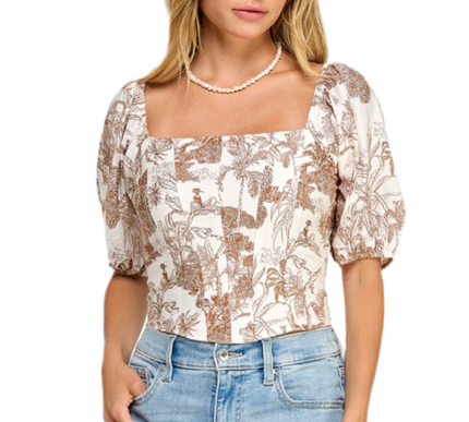 Janie Puff Sleeve Top