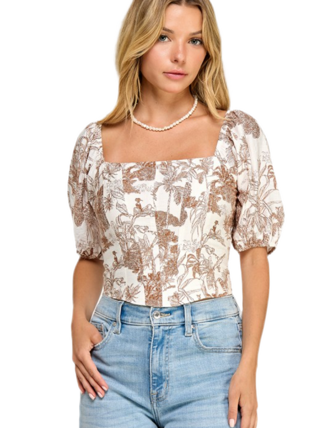 Janie Puff Sleeve Top