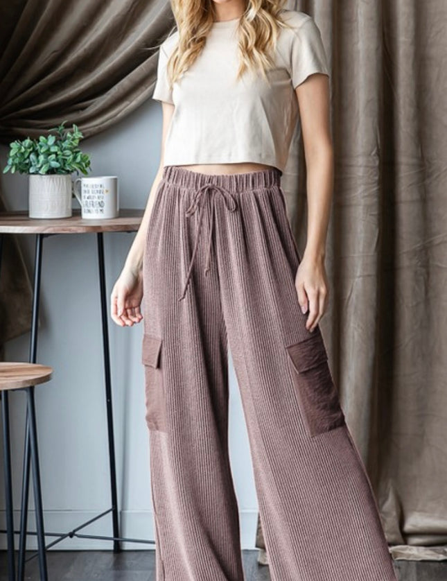 Madison Ribbed Cargo Pant