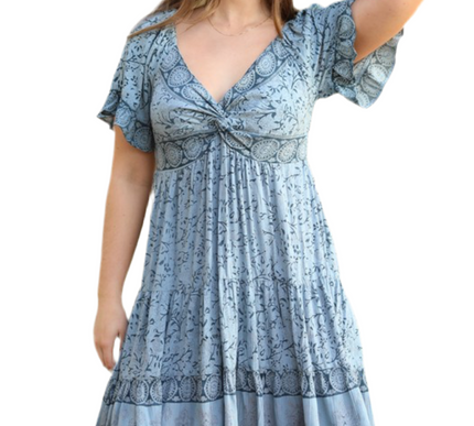 Lucy Twist Front Dress