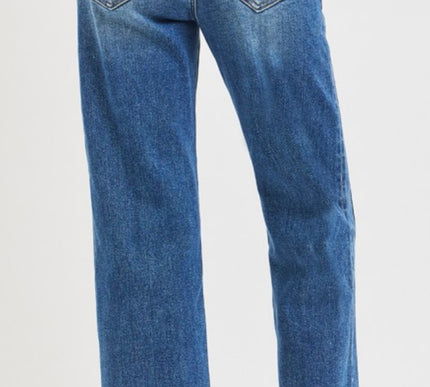 High Rise Straight Leg -RISEN Denim