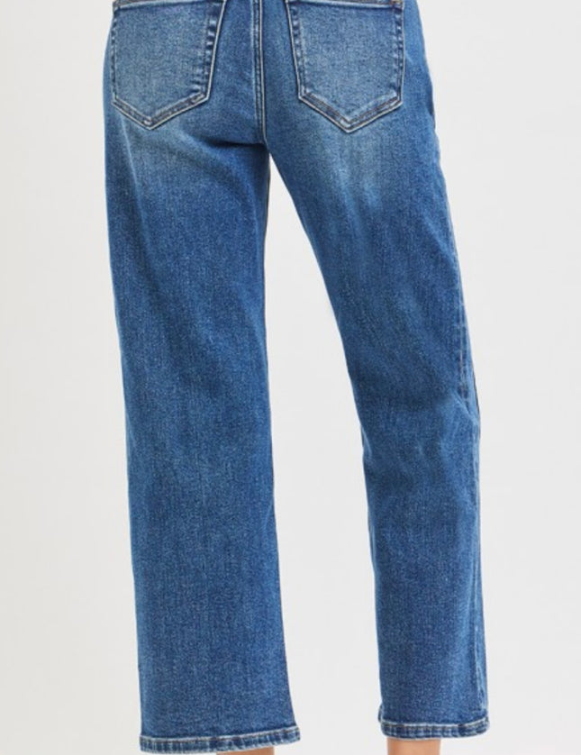High Rise Straight Leg -RISEN Denim