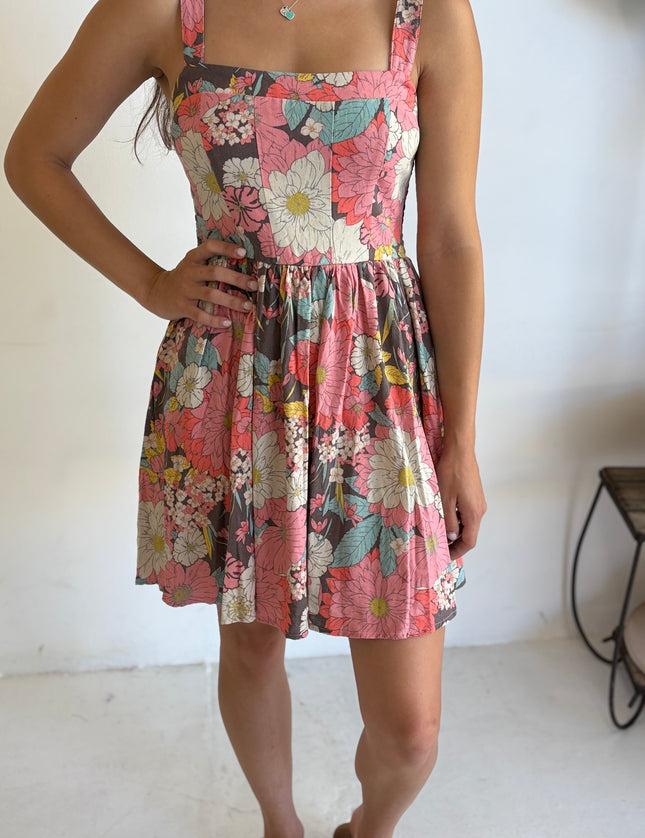 Love Me Sweet Floral Short Dress