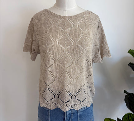 Sammy Short Sleeve Crochet Top