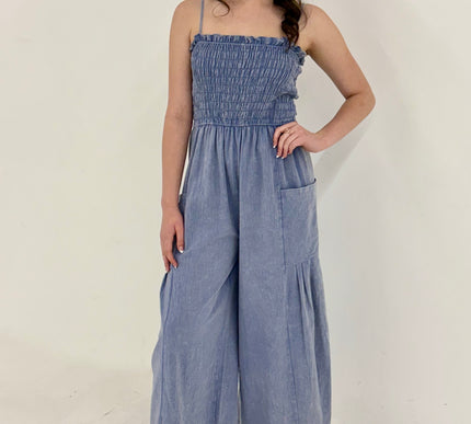 Saratoga Smocked Jumpsuit