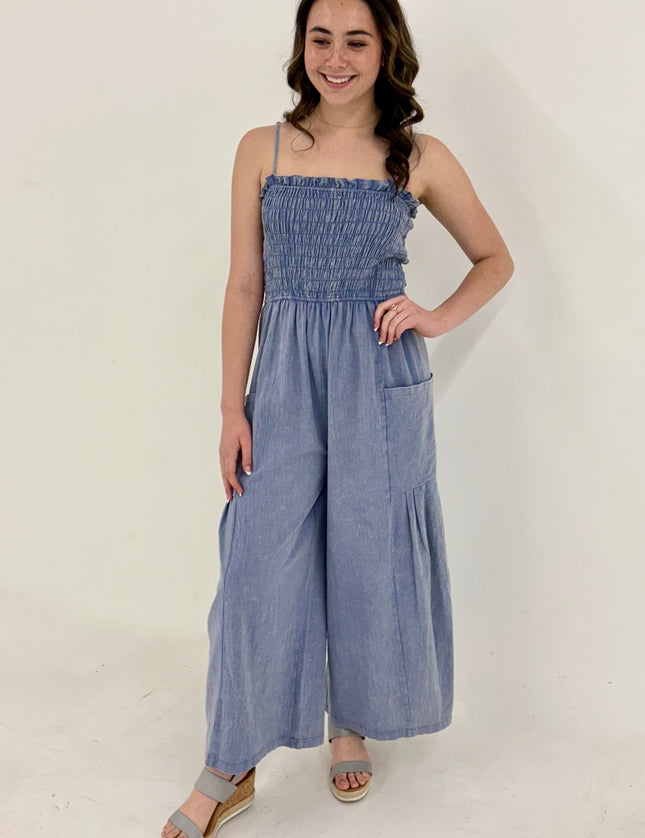 Saratoga Smocked Jumpsuit