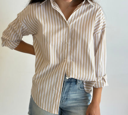 Pippa Lightweight button down top