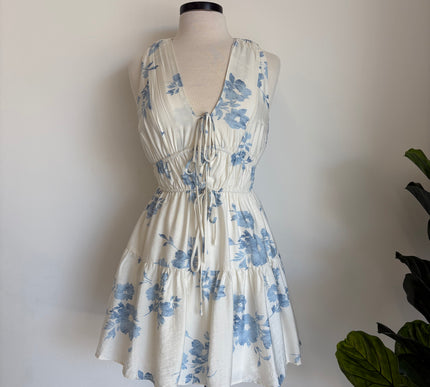 Georgia Floral Tie Front Dress