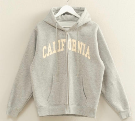 California Zip Up Hoodie