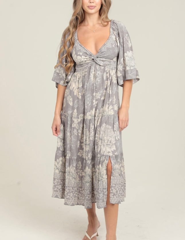 Celeste Floral Midi Dress