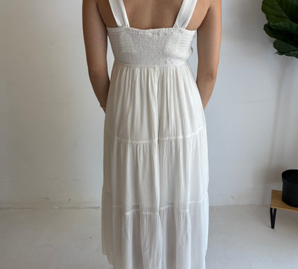 Emmie Embroidered Detail Midi Dress