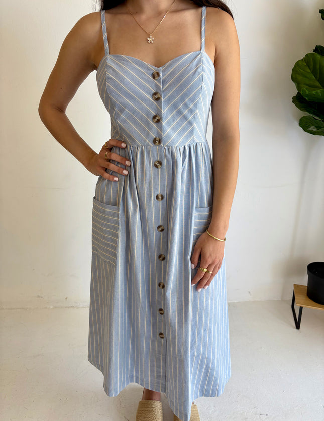 Bayside Button Down Midi
