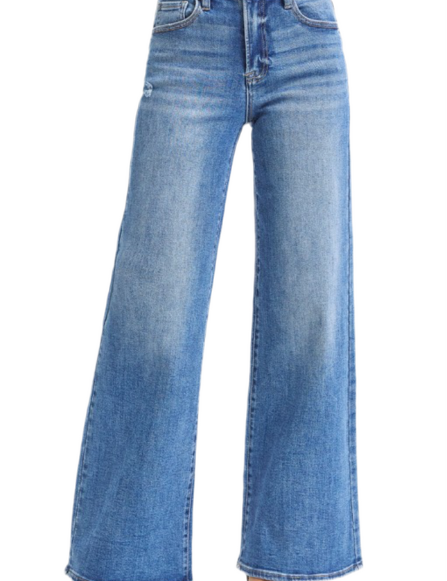 Lexie High Rise Wide Leg Risen Jeans