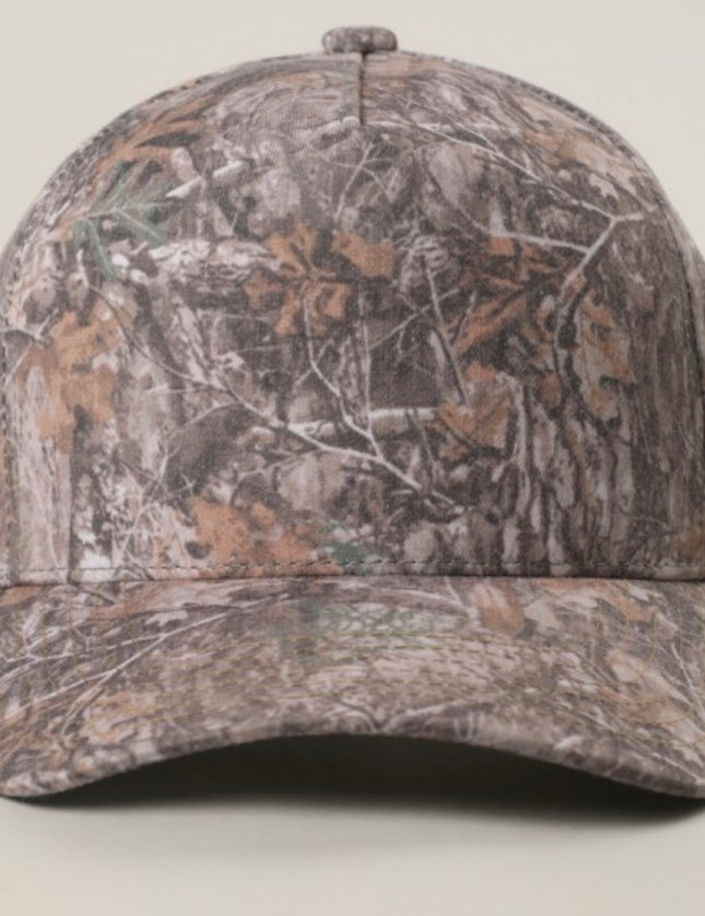 Dark Camo Snapback Hat