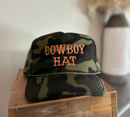 Cowboy Hat Trucker Hat
