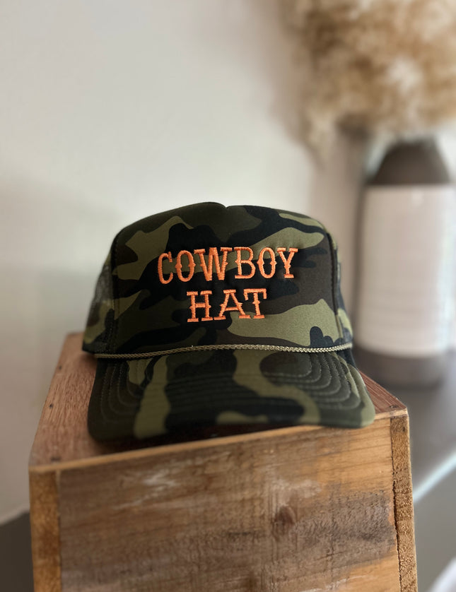 Cowboy Hat Trucker Hat